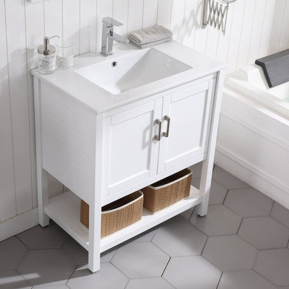 Blossom Lucca 30 Inch Bathroom Vanity - V8017 30 01 - Backyard Provider