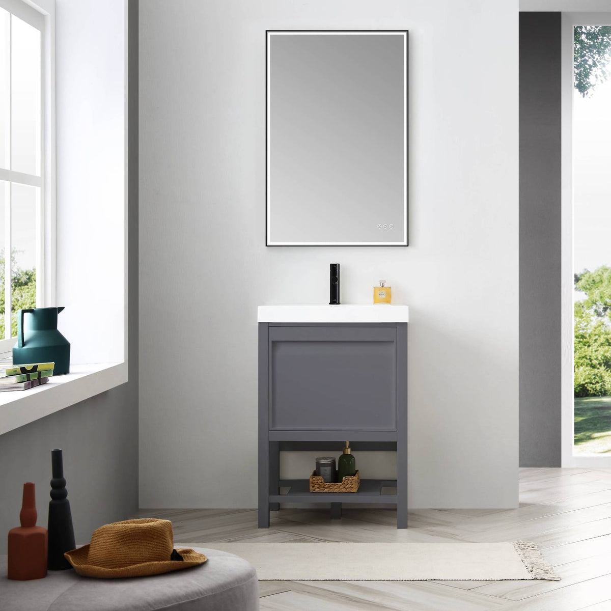 Blossom Vienna 24 Inch Bathroom Vanity - V8021 24 01 - Backyard Provider