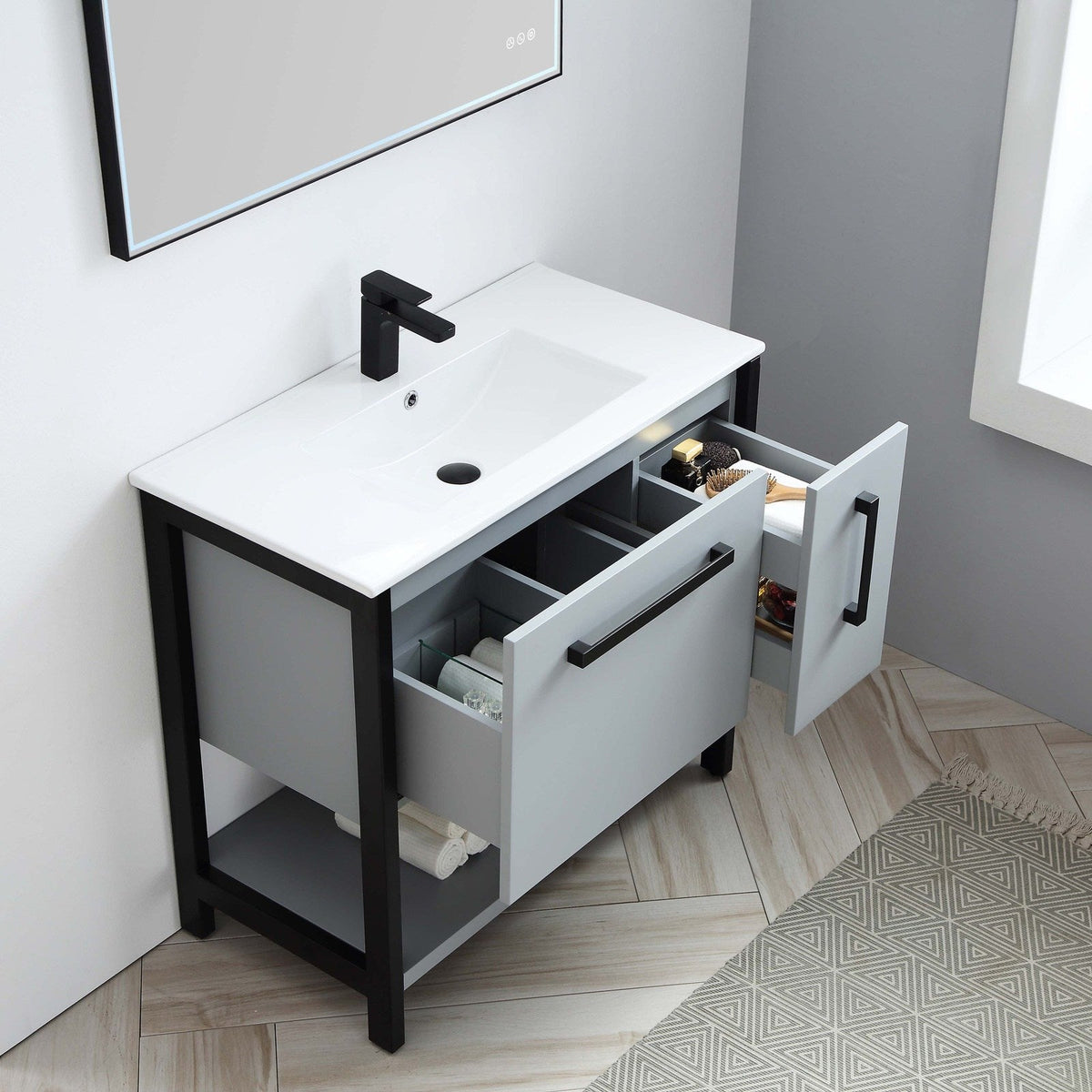 Blossom Riga 36 Inch Bathroom Vanity - V8022 36 01 - Backyard Provider