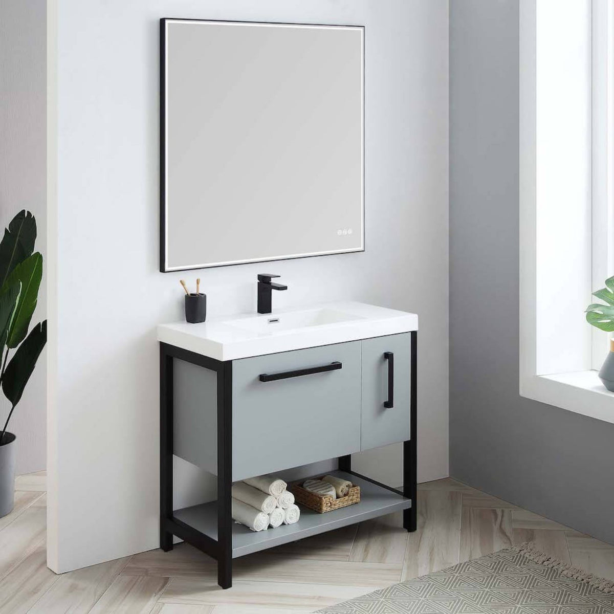 Blossom Riga 36 Inch Bathroom Vanity - V8022 36 01 - Backyard Provider