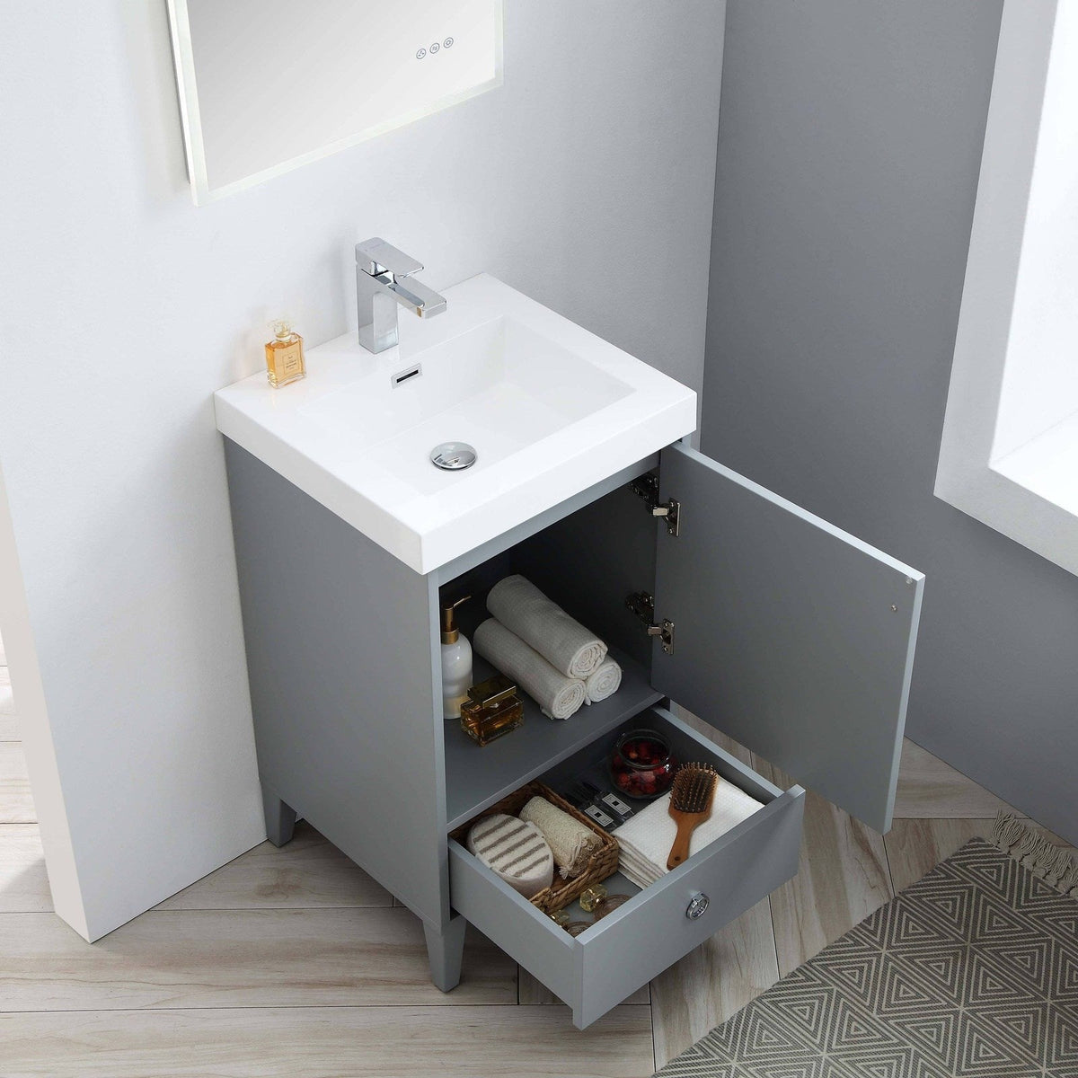 Blossom Lyon 20 Inch Bathroom Vanity - V8023 20 01 - Backyard Provider