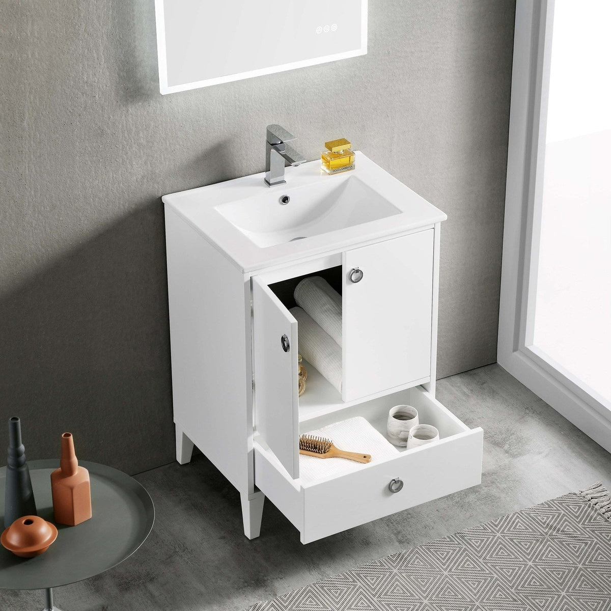 Blossom Lyon 24 Inch Vanity - V8023 24 01 - Backyard Provider