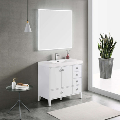 Blossom Lyon 36 Inch Bathroom Vanity - V8023 36 01 - Backyard Provider