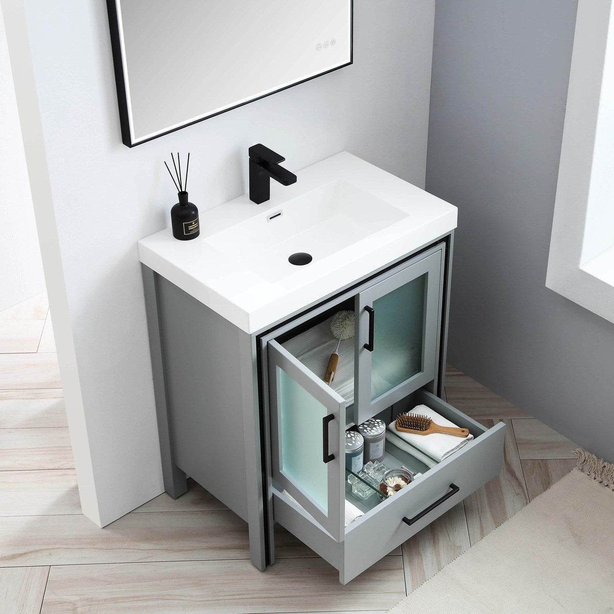 Blossom Birmingham 30 Inch Bathroom Vanity - V8024 30 01 - Backyard Provider