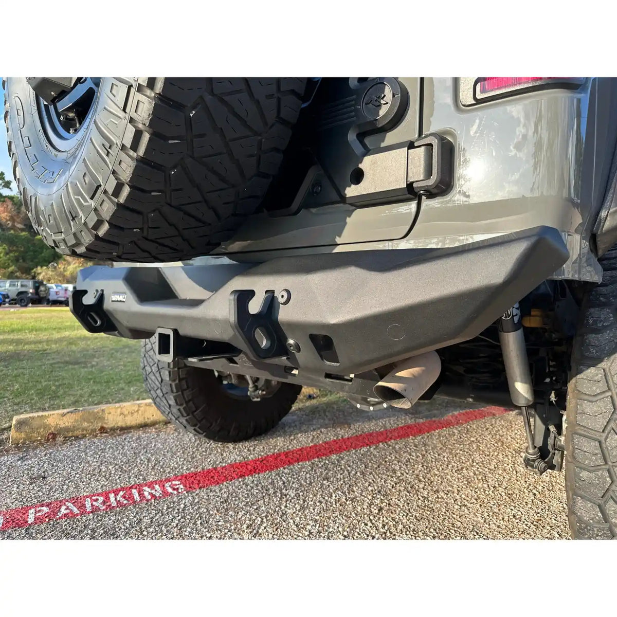 RIVAL Rear Aluminum Stubby Bumper 2018+ Jeep Wrangler JL - 2D.2709.2-NL