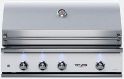 Delta Heat 38 Inch White Propane Grill with Rotisserie - DHBQ38R-WL