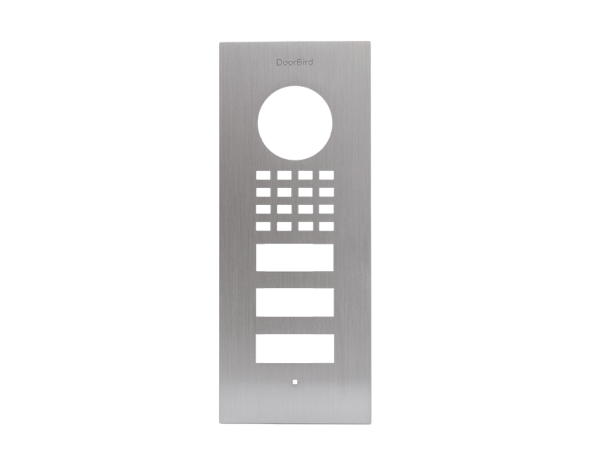 DoorBird Front Panel for D1102V Flush-Mount in Stainless Steel V4A - 423873193