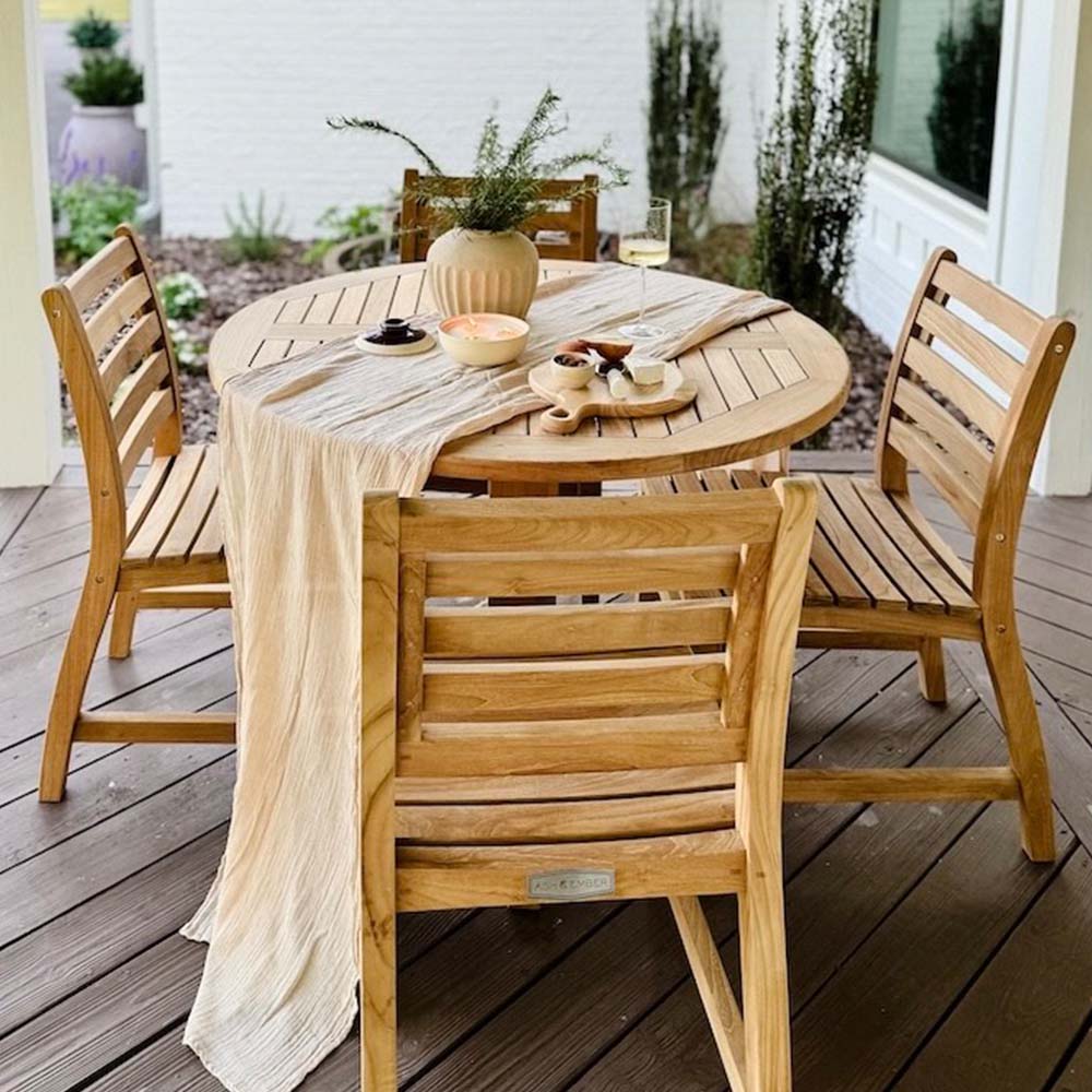 Luna Grade A Teak 42" Table