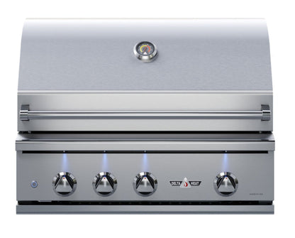 Delta Heat 32 Inch Natural Gas Grill with Infrared Rotisserie and Sear Zone - DHBQ32RS-DN