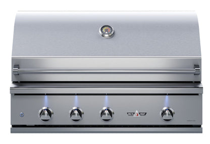 Delta Heat 38 Inch Natural Gas Grill with Infrared Rotisserie and Sear Zone - DHBQ38RS-DN