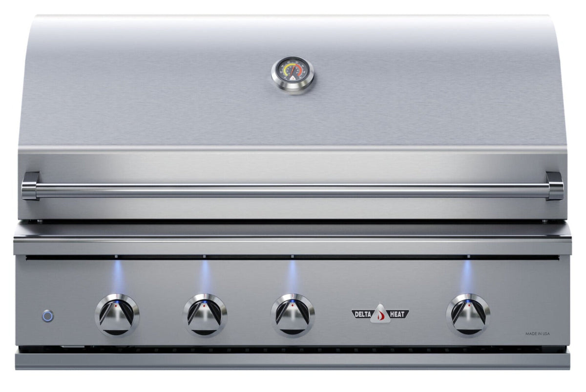 Delta Heat 38 Inch Propane Grill with Rotisserie - DHBQ38R-DL