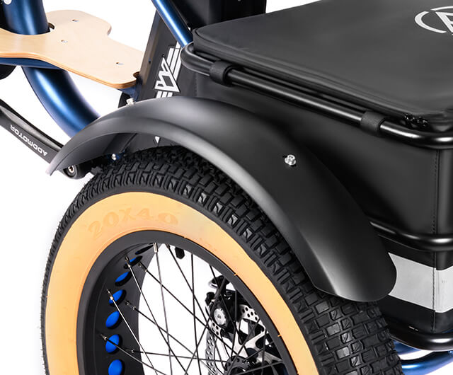 Addmotor 750W 48V Grandtan X Trike Full Suspension Electric Bike