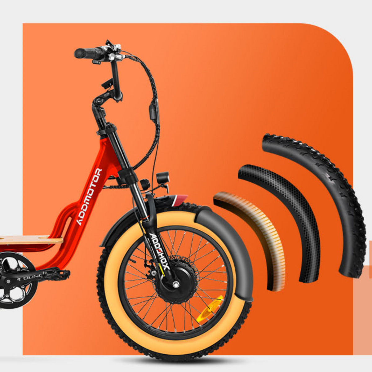 Addmotor 750W Soletri M-366X Full Suspension Max Comfort Electric Trike