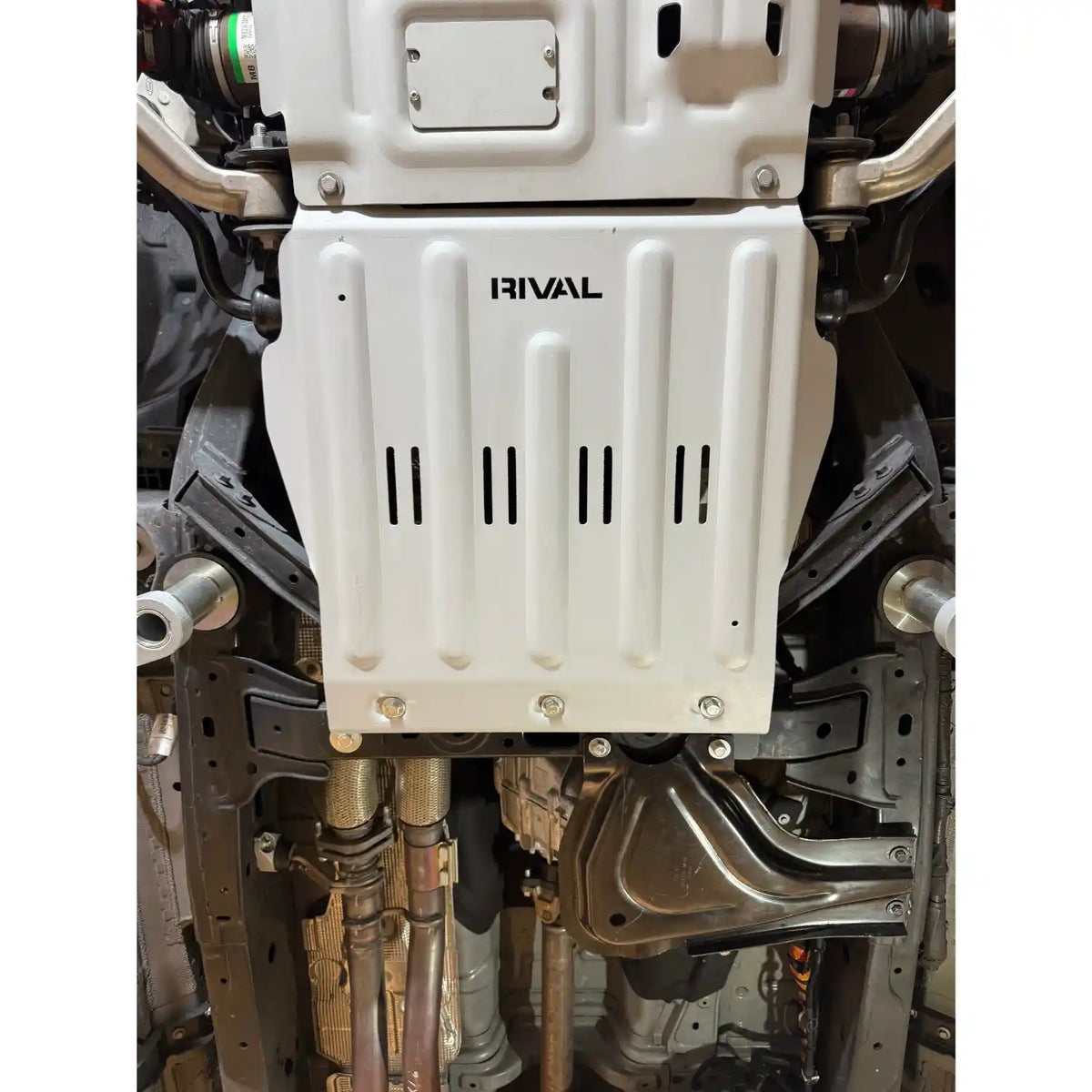 RIVAL Aluminum Transmission Skid Plate 2024+ Ford Ranger FX4 | 2021+ Ford Bronco - 2333.1898.1.6