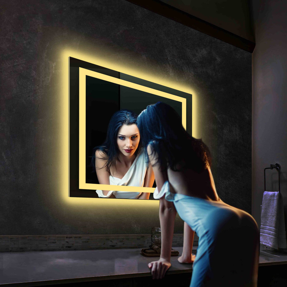 Blossom Lyra 36 x 30 Inch LED Mirror - LED M8 3630 - Backyard Provider