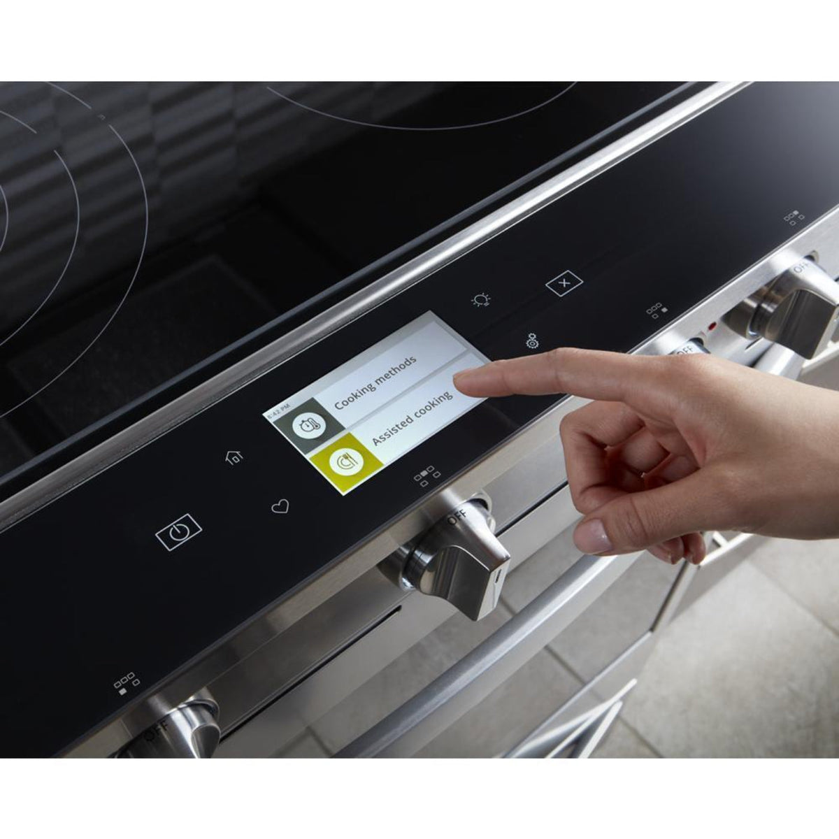 WHIRLPOOL 5.8 cu. ft. Smart Slide-in Gas Range with Air Fry, when Connected White - WEG750H0HW