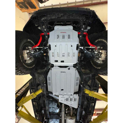 RIVAL Aluminum Transmission Catalytic Converter Skid Plate 2021+ Tundra HYBRID | 2022+ Sequoia - 2333.9569.1.6