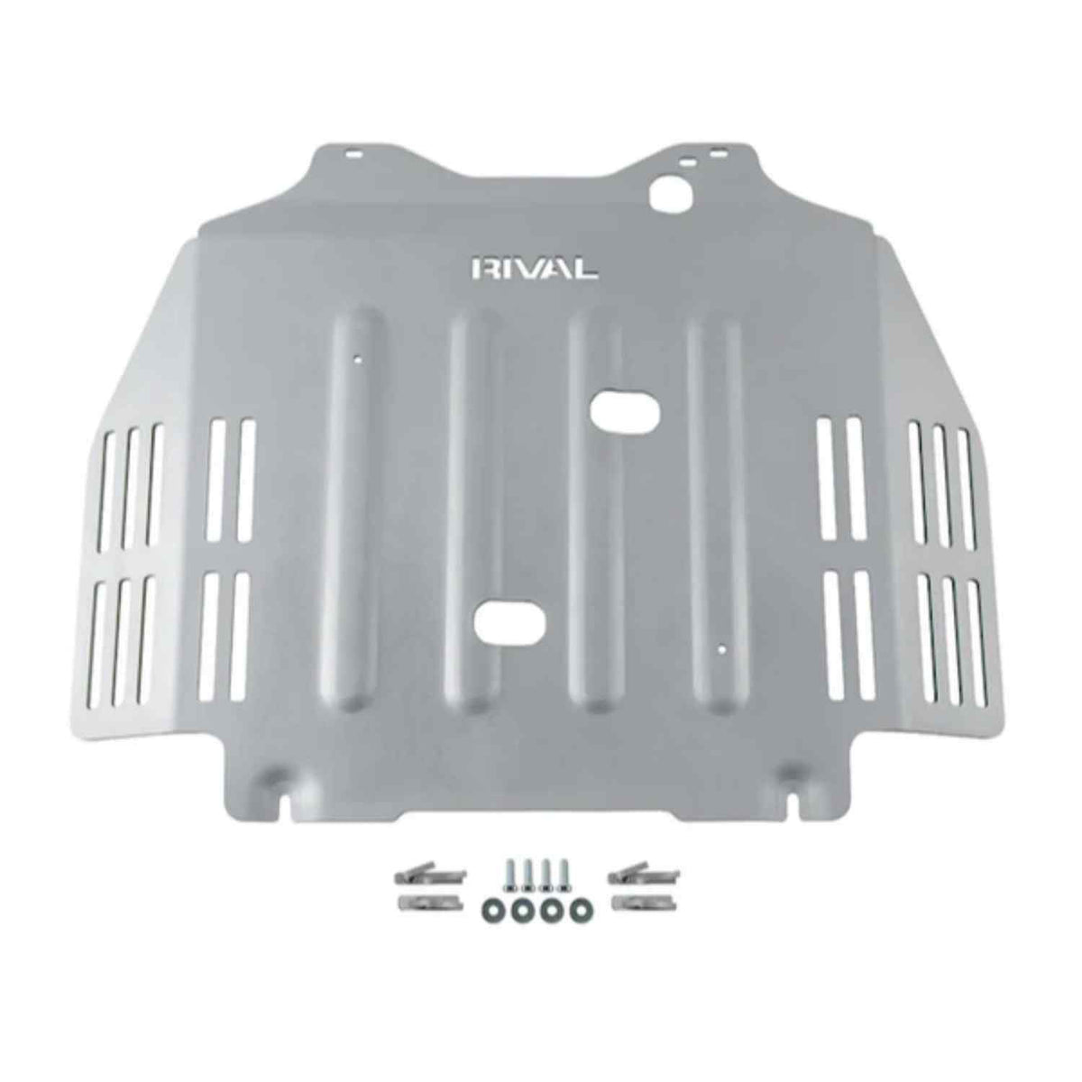 RIVAL Aluminum Transmission Catalytic Converter Skid Plate Tundra CrewMax 2021+ (except Hybrid) - 2333.9567.1.6
