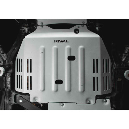 RIVAL Aluminum Transmission Catalytic Converter Skid Plate Tundra CrewMax 2021+ (except Hybrid) - 2333.9567.1.6