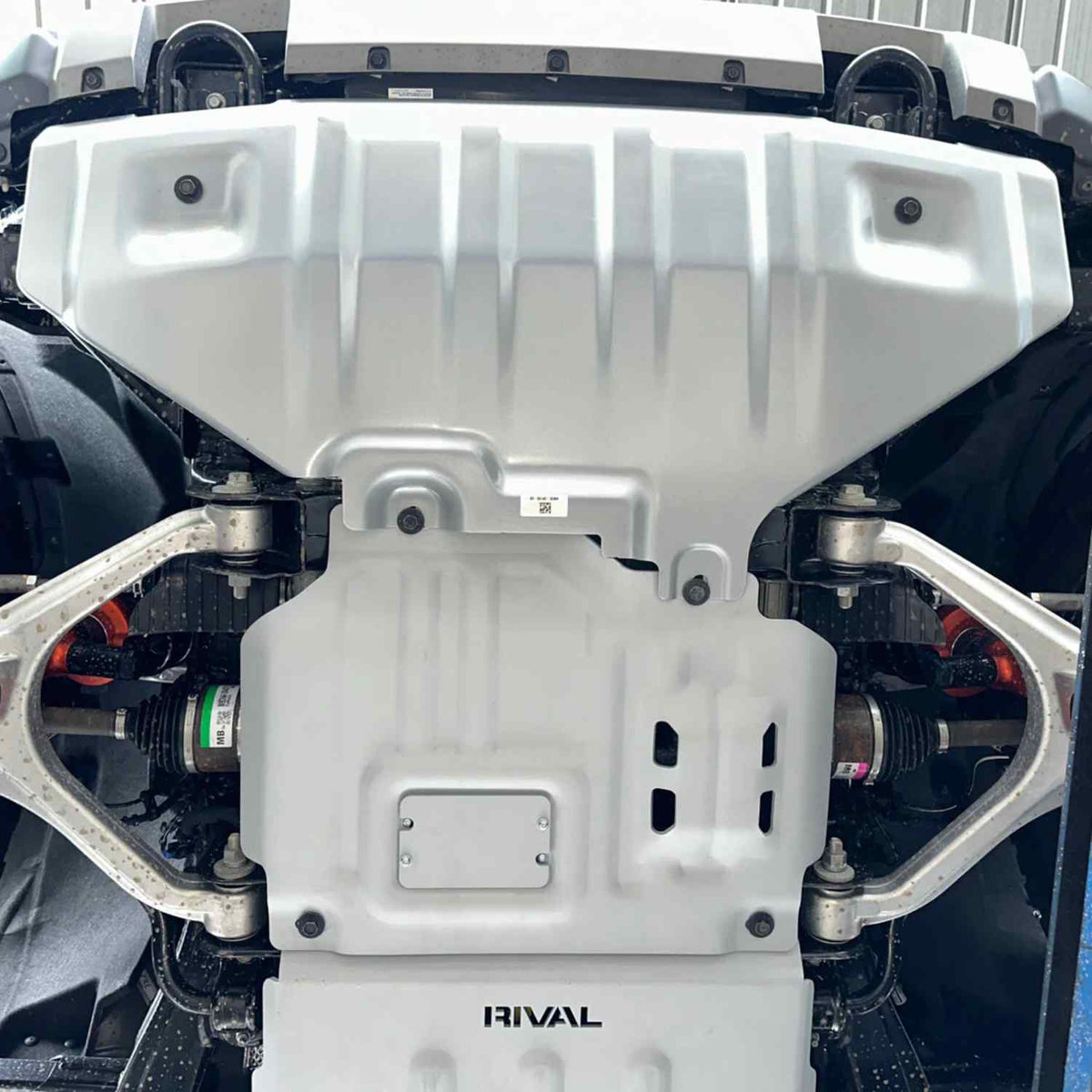 RIVAL Aluminum Engine Skid Plate 2024+ Ford Ranger, Raptor | 2021+ Ford Bronco 2Door 4Door - 2333.1885.1.6