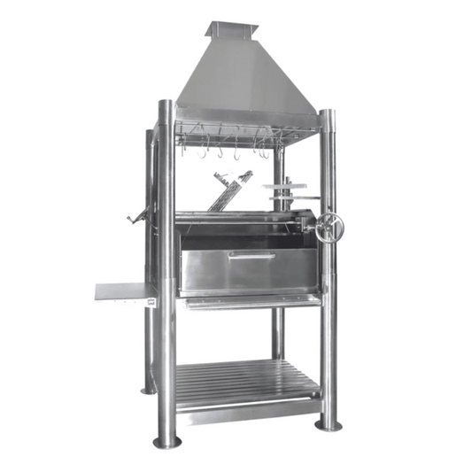 Tagwood BBQ Premium Freestanding Santa Maria Argentine Grill Stainless Steel - BBQ02SS