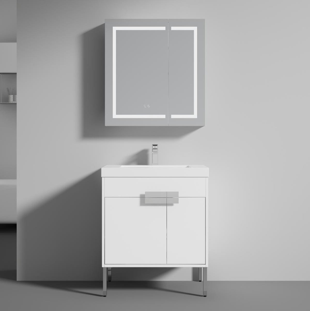Blossom Bari 30″ Bathroom Vanity - V8030 30 01 CH - Backyard Provider