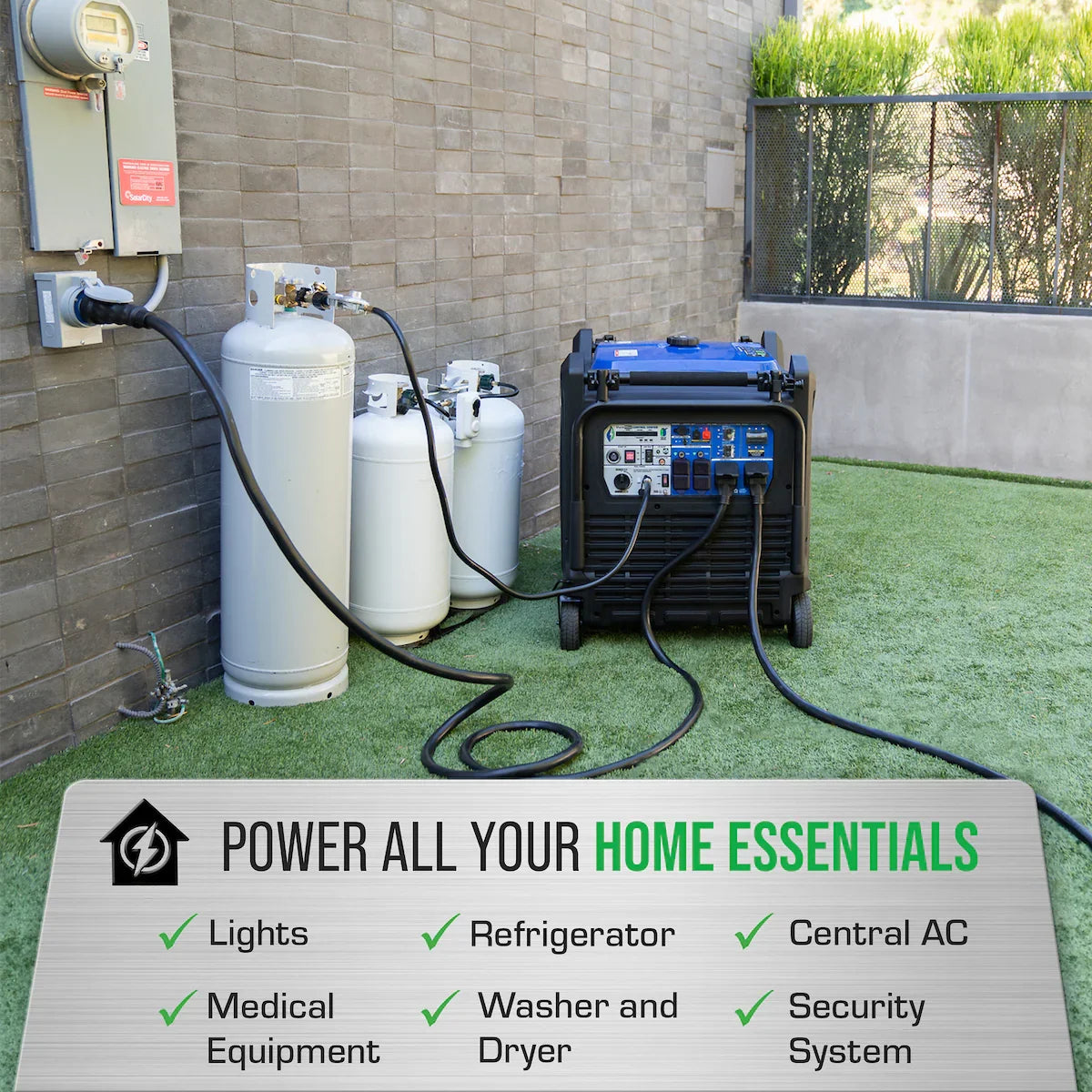 DuroMax 16,000 Watt V-Twin Dual Fuel Portable Digital Inverter Generator