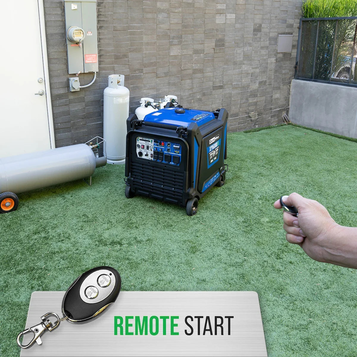 DuroMax 16,000 Watt V-Twin Dual Fuel Portable Digital Inverter Generator