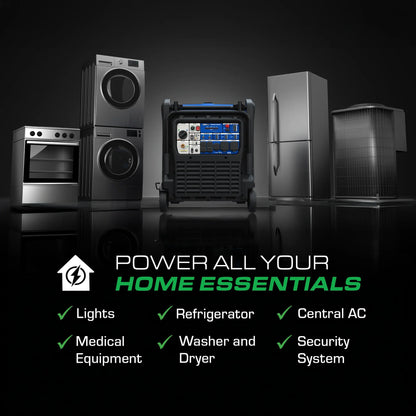 DuroMax 28,000 Watt V-Twin Dual Fuel Portable Digital Inverter Generator