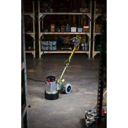 Bartell Global Contec 9" Alpha Concrete Floor Grinder - Single Head, 1.5HP, 110V - Single Phase - ALPHA - Backyard Provider