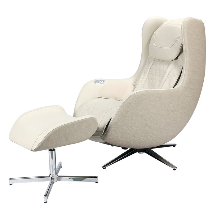 Kahuna Dios Hani Compact - Beige Massage Chair with Ottoman