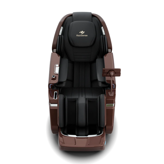 KoziSense KZL66 - Dual 4D + 3D Luxury Massage Chair - Brown/Black