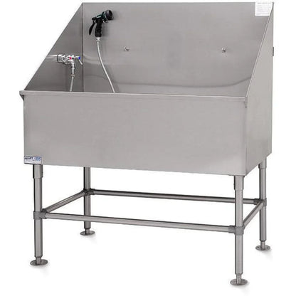PETLIFT Stainless Steel Classic Dog Grooming Bath Tub 48 - PL-BT-LE46