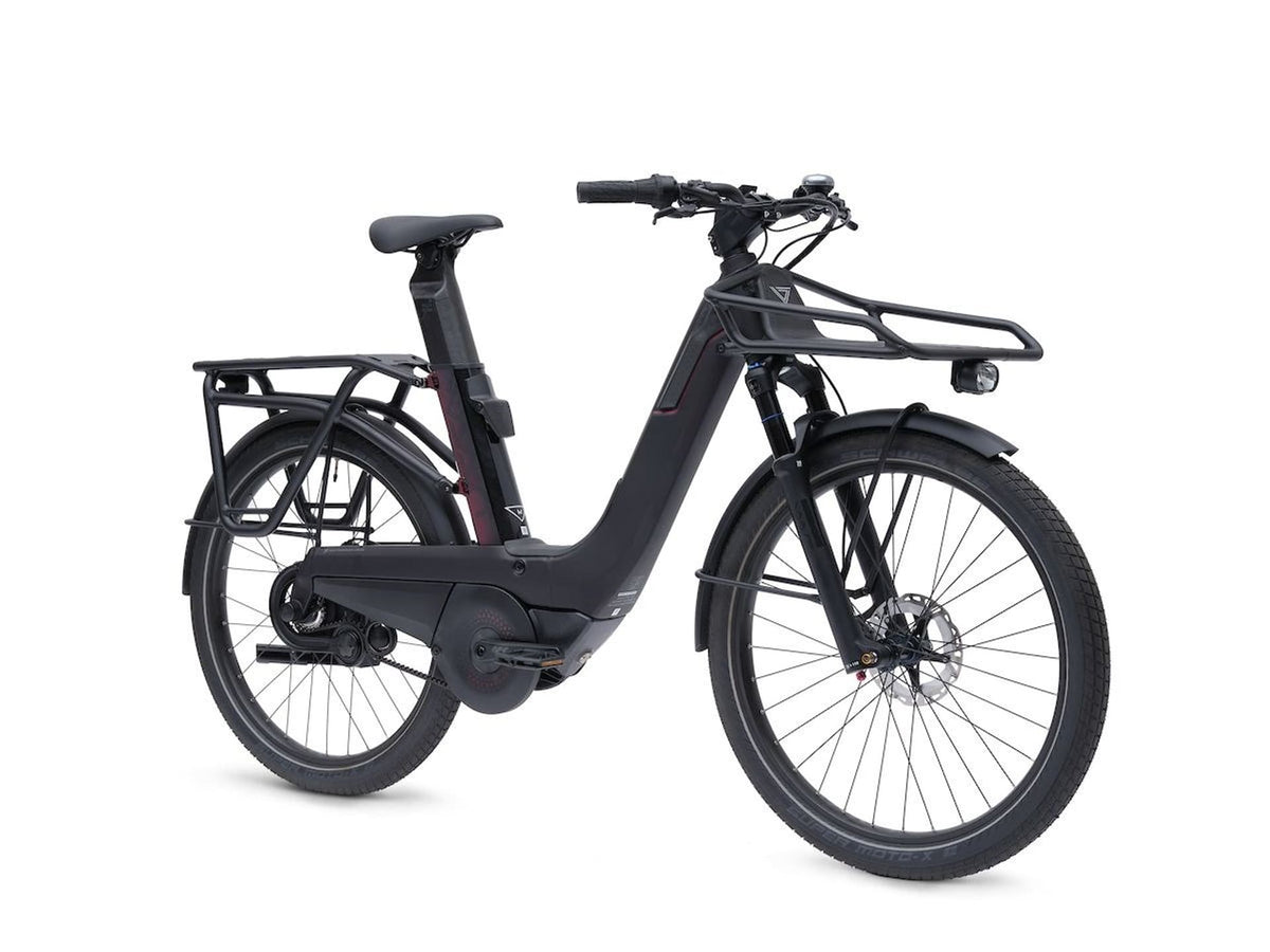 Vaast Bikes E/1 Enviolo 27.5 E-Bike - Vibrant Berry Red-Black Cherry