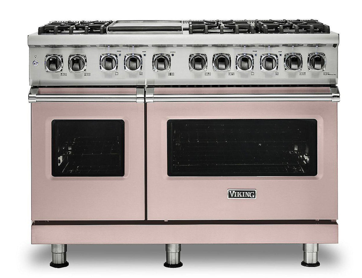 Klein Tools VIKING 48" Dual Fuel Range - Viking 5 Series Pink - VDR5486GBH
