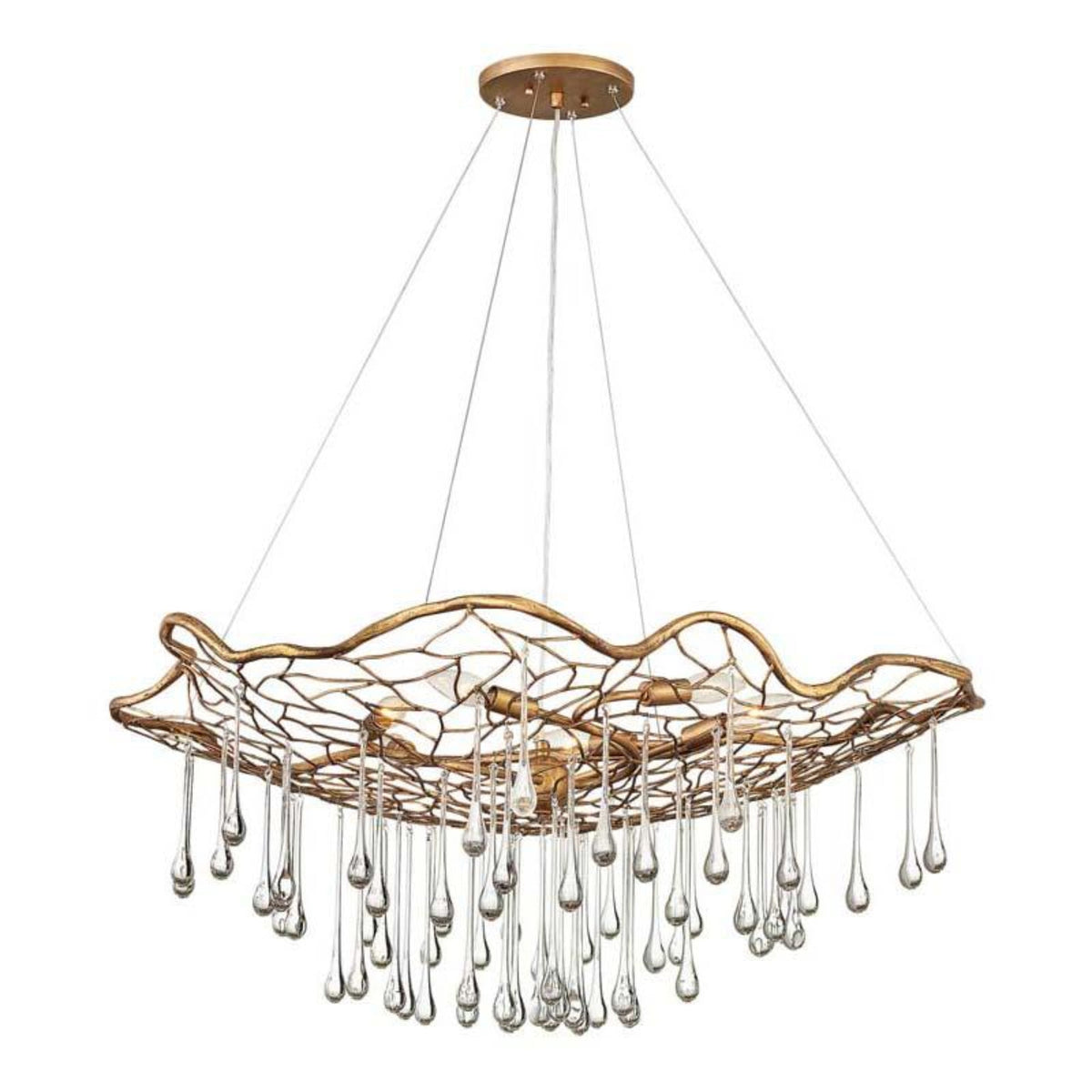 Hinkley Chandelier Laguna Burnished Gold - 45306BNG