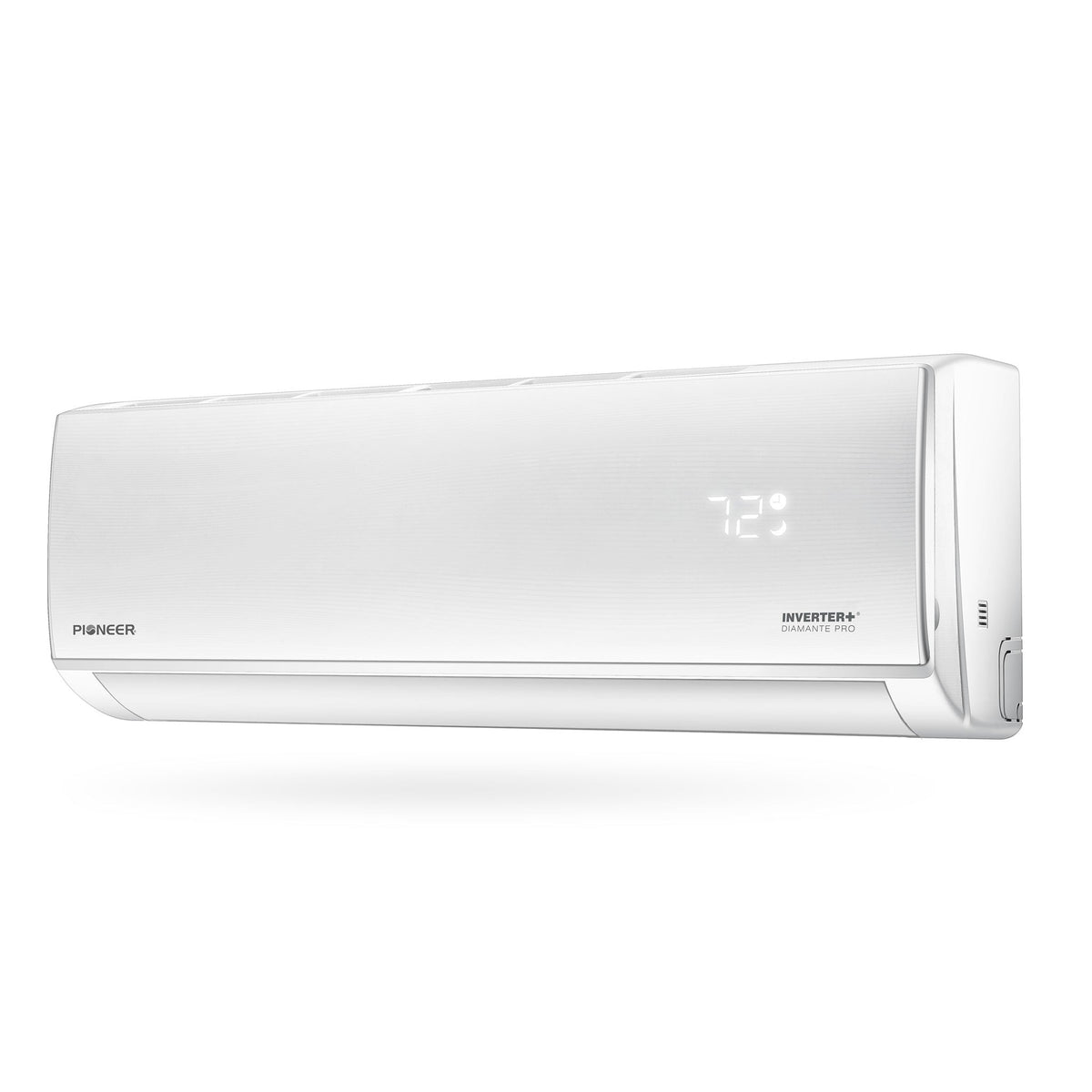 Pioneer Diamante Pro 12,000 BTU 20 SEER2 115V High-Wall Ductless Mini-Split Air Conditioner Inverter Heat Pump with 16 Ft. Kit - WYT012ALSI20RL