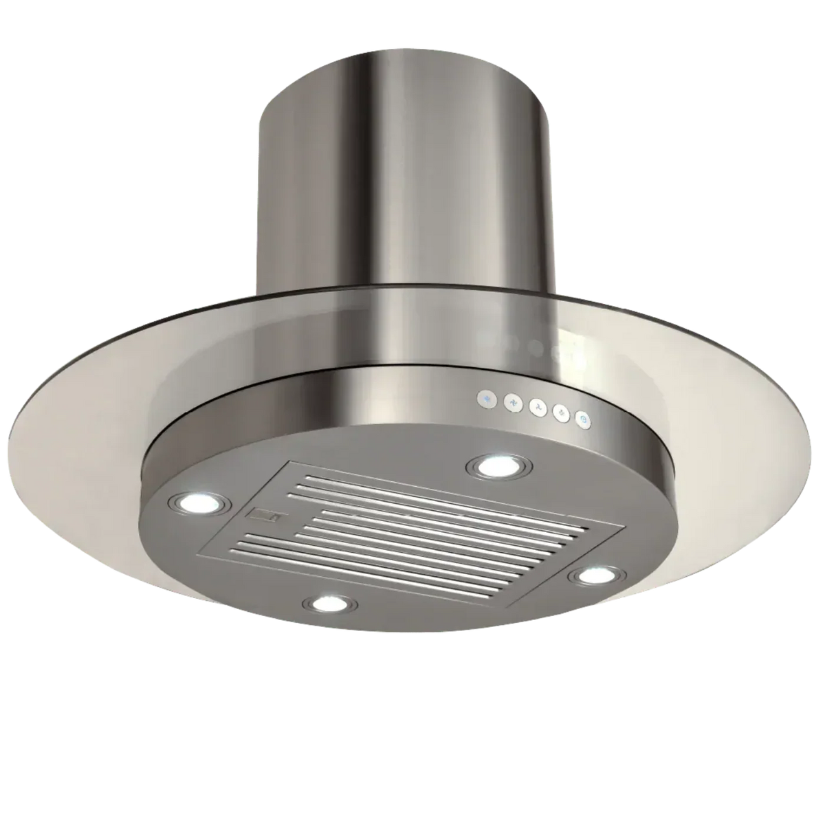 Proline Island Range Hood with powerful 550 True-CFM in 36-inch, Stainless Steel | Elite Dream Home Brand New Series| PLSI 575G - PLSI 575G.36