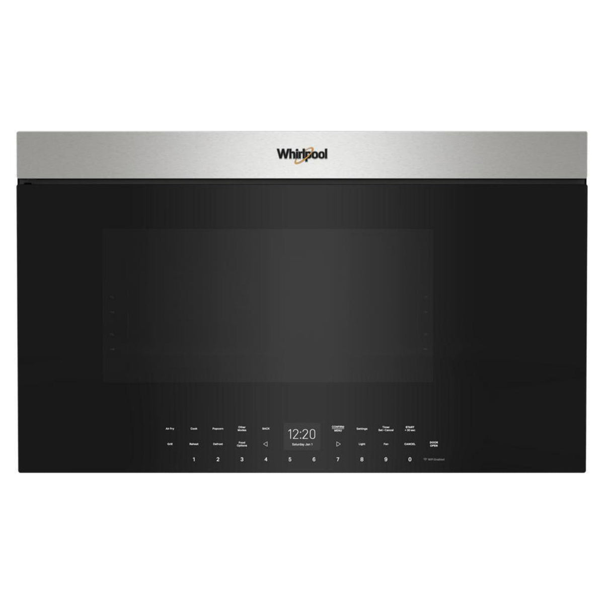WHIRLPOOL Air Fry Over- the-Range Oven with Flush Built-in Design in Stainless Steel - WMMF7330RZ