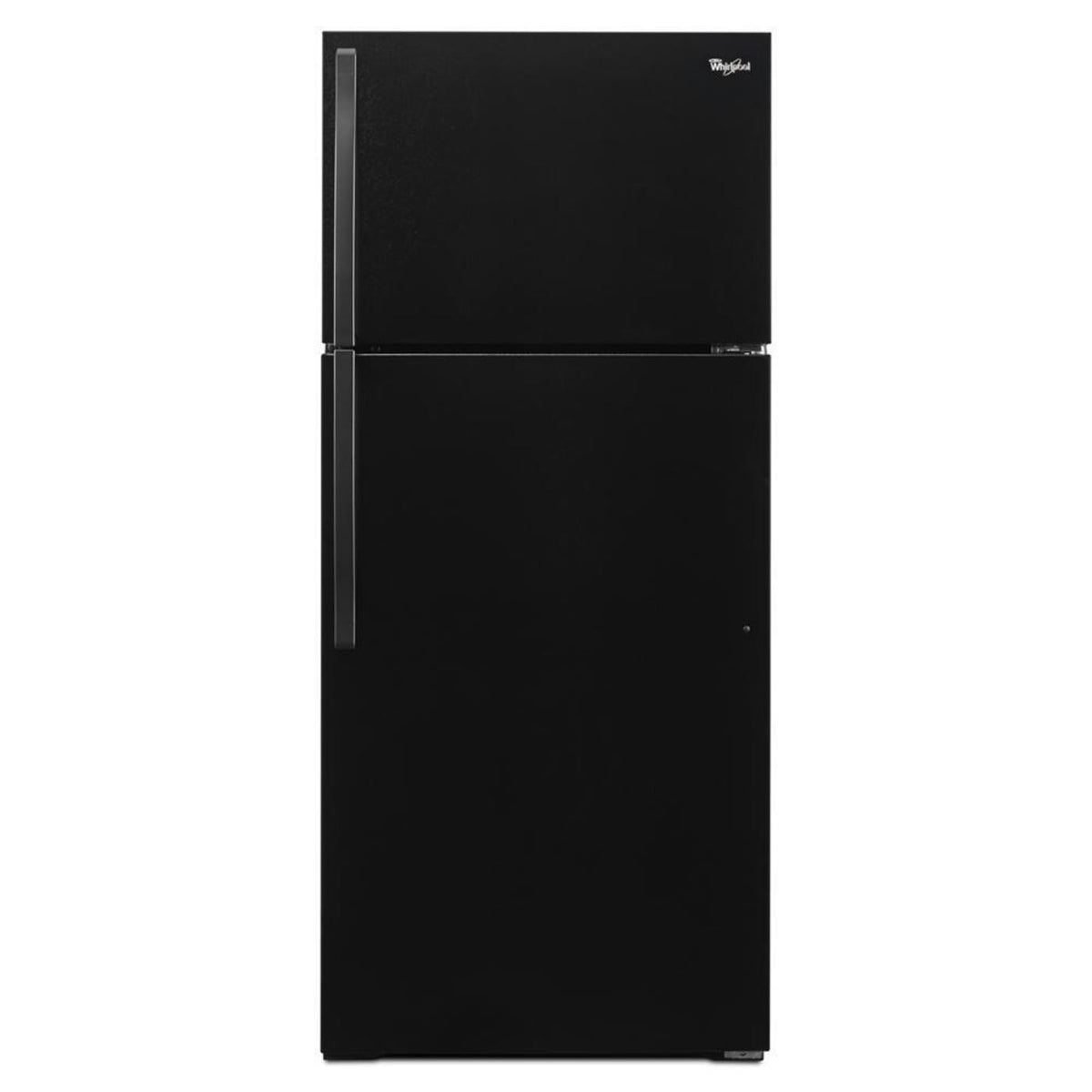 WHIRLPOOL 28-inch Wide Top Freezer Refrigerator - 14 Cu. Ft. Black - WRT104TFDB