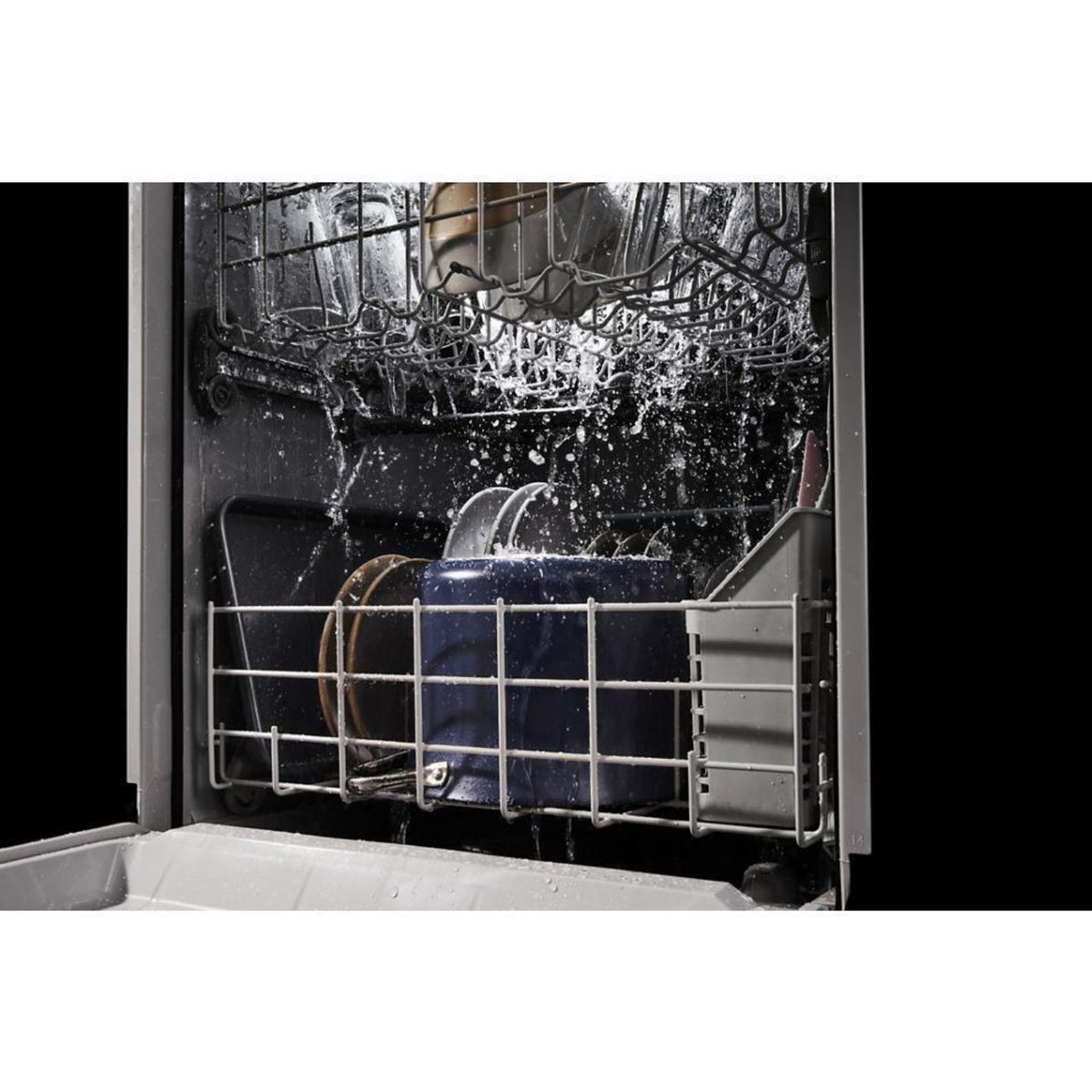WHIRLPOOL Quiet Dishwasher with Boost Cycle White - WDF341PAPW