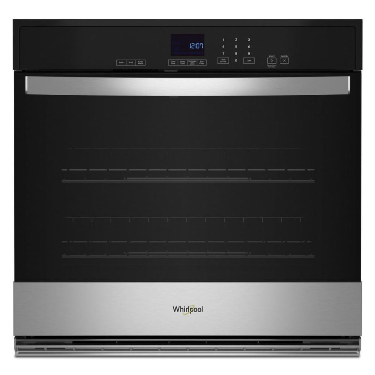 WHIRLPOOL 4.3 Cu. Ft. Single Self-Cleaning Wall Oven in Stainless Steel - WOES3027LS