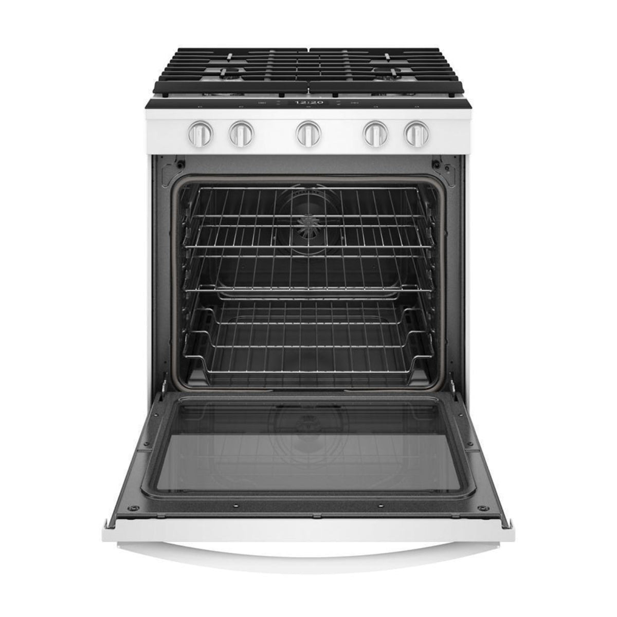 WHIRLPOOL 5.8 cu. ft. Smart Slide-in Gas Range with Air Fry, when Connected White - WEG750H0HW