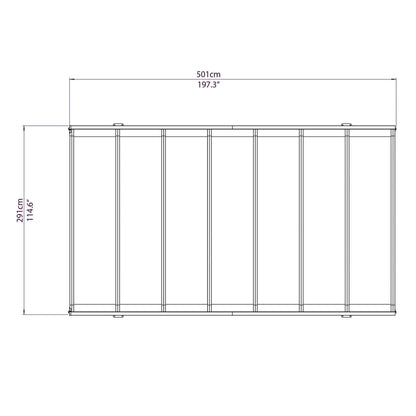Palram Canopia | Milano 4300 10x14 ft Gazebo - HG9173