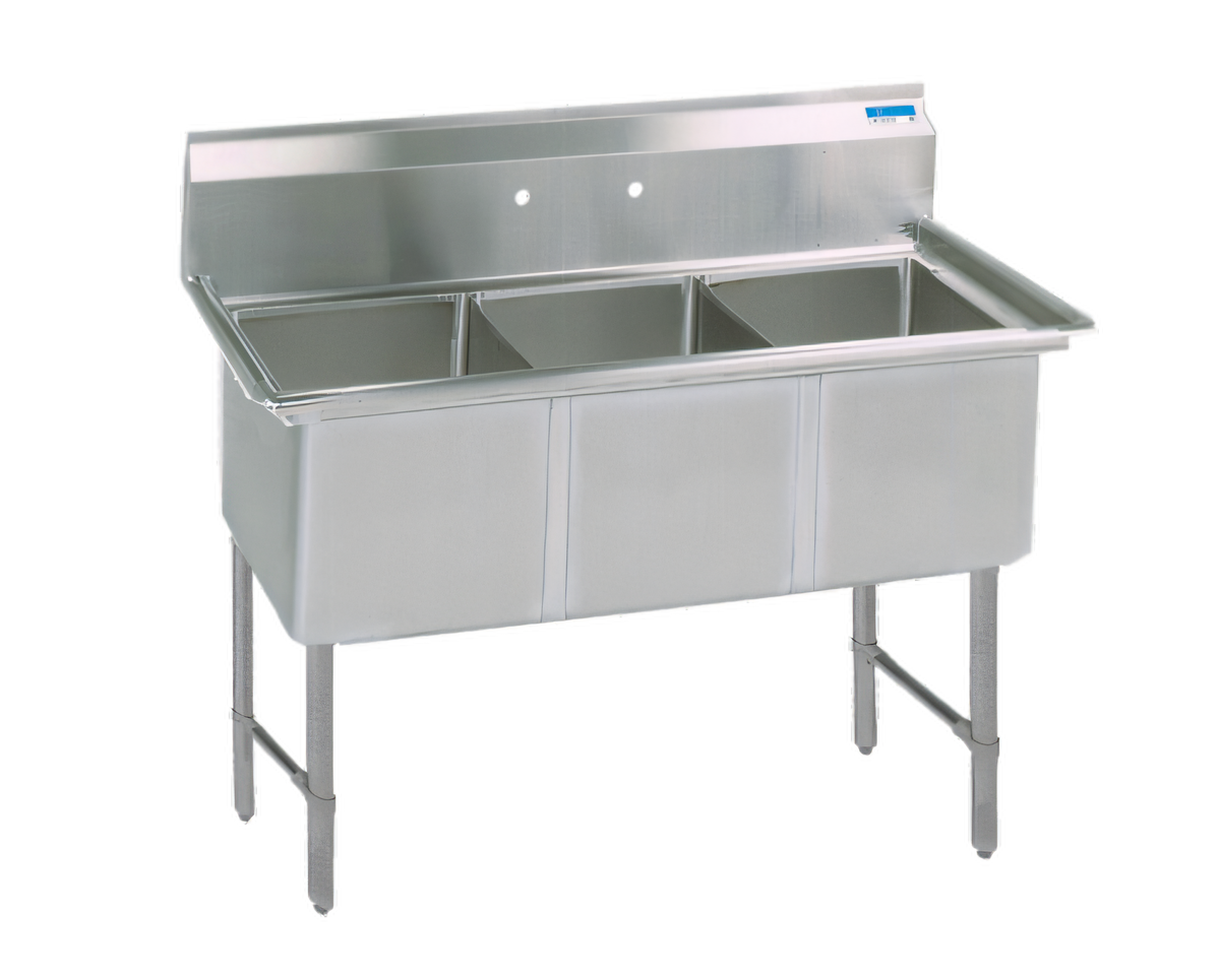 BK Resources BKS6-3-1620-14S Compartment Sinks - BKS6-3-1620-14S