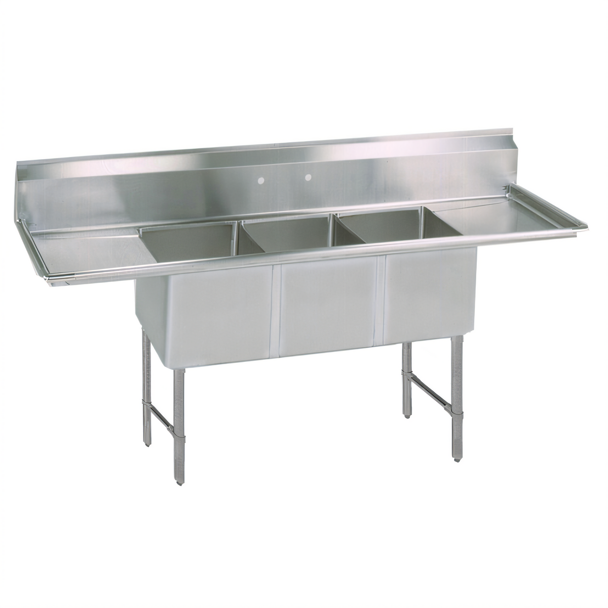 BK Resources BKS-3-1620-12-18TS Compartment Sinks - BKS-3-1620-12-18TS