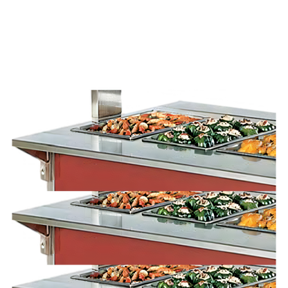 Vollrath 37511-2-R 4-Series Signature Server Wall-Mounted Shelving - 37511-2-R