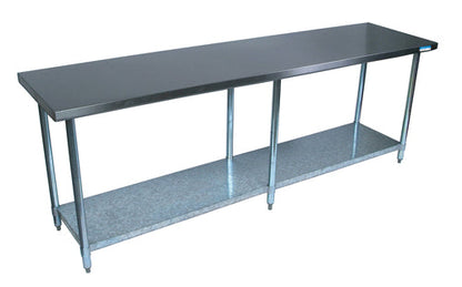 BK Resources QVT-9636 Stainless Steel Prep Tables