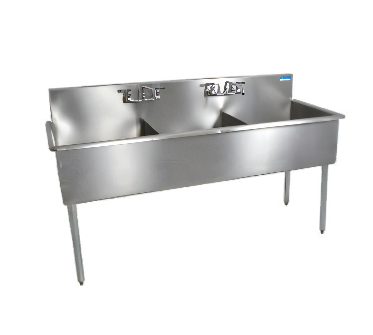 BK Resources BK8BS-3-24-12 Compartment Sinks - BK8BS-3-24-12