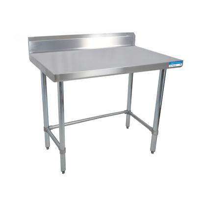 BK Resources Stainless Steel Prep Tables - SVTR5OB-8424